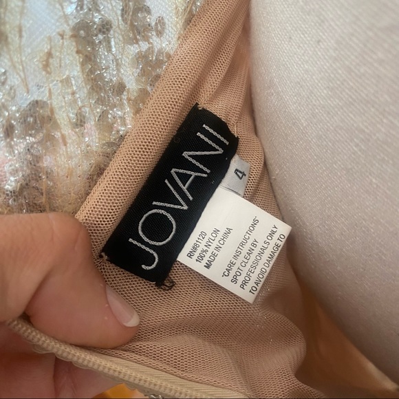 Jovani Size 4 beaded pageant gown - Picture 4 of 13